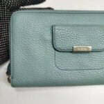 Tods Wallet Blue Leather with Silver Hardware #RERL-5 - Image 2