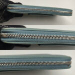 Tods Wallet Blue Leather with Silver Hardware #RERL-5 - Image 7