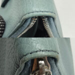 Tods Wallet Blue Leather with Silver Hardware #RERL-5 - Image 8