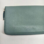 Tods Wallet Blue Leather with Silver Hardware #RERL-5 - Image 4
