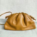 Bottega Veneta Mini Pouch Clutch/Crossbody Bag Brown Leather with Gold Hardware #RLUS-1 - Image 3