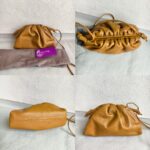 Bottega Veneta Mini Pouch Clutch/Crossbody Bag Brown Leather with Gold Hardware #RLUS-1 - Image 2