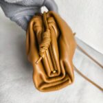 Bottega Veneta Mini Pouch Clutch/Crossbody Bag Brown Leather with Gold Hardware #RLUS-1 - Image 8