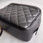 Chanel CC Vanity Case Black Calf Leather with Gold Hardware #RLKK-2 - Image 13