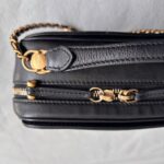 Chanel CC Vanity Case Black Calf Leather with Gold Hardware #RLKK-2 - Image 9