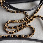 Chanel CC Vanity Case Black Calf Leather with Gold Hardware #RLKK-2 - Image 19