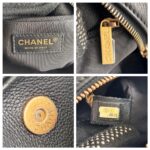 Chanel CC Vanity Case Black Calf Leather with Gold Hardware #RLKK-2 - Image 23