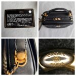 Chanel CC Vanity Case Black Calf Leather with Gold Hardware #RLKK-2 - Image 22