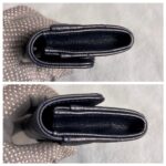 Chanel Card Holder Navy Blue Grained Calfskin with Silver Hardware #RLCR-5 - Image 7