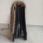 Chanel Vintage Flap Black/beige Calfskin with Patent Leather and Gold Hardware #RECE-3 - Image 7