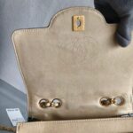 Chanel Vintage Flap Black/beige Calfskin with Patent Leather and Gold Hardware #RECE-3 - Image 12