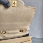 Chanel Vintage Flap Black/beige Calfskin with Patent Leather and Gold Hardware #RECE-3 - Image 13