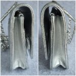 Chanel WOC Wallet On Chain Metallic Silver Lambskin with Silver Hardware #RLKO-2 - Image 7