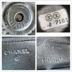 Chanel WOC Wallet On Chain Metallic Silver Lambskin with Silver Hardware #RLKO-2 - Image 20