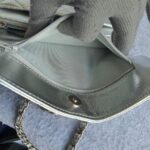 Chanel WOC Wallet On Chain Metallic Silver Lambskin with Silver Hardware #RLKO-2 - Image 25