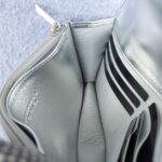 Chanel WOC Wallet On Chain Metallic Silver Lambskin with Silver Hardware #RLKO-2 - Image 28