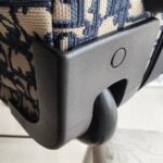 Dior Travel Suitcase Medium Grey/Black Oblique Jacquard Canvas with Leather and Black Hardware #RLLT-6 - Image 25