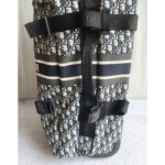 Dior Travel Suitcase Medium Grey/Black Oblique Jacquard Canvas with Leather and Black Hardware #RLLT-6 - Image 7