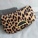 Dior Vintage Malice Bag Leopard Print Pony Hair with Gold Hardware #GULLY-1