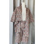 Gucci Liberty Top Size 44 and Shorts Size 46 floral printed cotton Set #RLUR-2