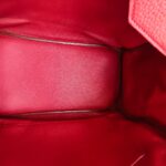 Hermes Birkin 35cm Red Clemence Leather with Gold Plated Hardware #RLUK-1 - Image 45