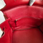 Hermes Birkin 35cm Red Clemence Leather with Gold Plated Hardware #RLUK-1 - Image 42