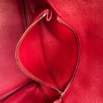 Hermes Birkin 35cm Red Clemence Leather with Gold Plated Hardware #RLUK-1 - Image 35