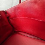 Hermes Birkin 35cm Red Clemence Leather with Gold Plated Hardware #RLUK-1 - Image 39
