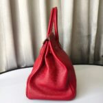 Hermes Birkin 35cm Red Clemence Leather with Gold Plated Hardware #RLUK-1 - Image 8