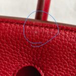 Hermes Birkin 35cm Red Clemence Leather with Gold Plated Hardware #RLUK-1 - Image 20