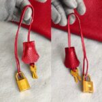 Hermes Birkin 35cm Red Clemence Leather with Gold Plated Hardware #RLUK-1 - Image 30