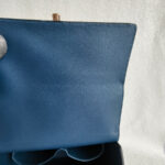 Hermes Cinhetic 18 Deep Blue Veau Madame with Palladium/Gold Plated Hardware #RERC-4 - Image 23