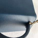 Hermes Cinhetic 18 Deep Blue Veau Madame with Palladium/Gold Plated Hardware #RERC-4 - Image 16