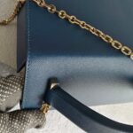 Hermes Cinhetic 18 Deep Blue Veau Madame with Palladium/Gold Plated Hardware #RERC-4 - Image 15