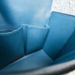 Hermes Cinhetic 18 Deep Blue Veau Madame with Palladium/Gold Plated Hardware #RERC-4 - Image 30