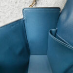 Hermes Cinhetic 18 Deep Blue Veau Madame with Palladium/Gold Plated Hardware #RERC-4 - Image 27