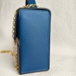 Hermes Cinhetic 18 Deep Blue Veau Madame with Palladium/Gold Plated Hardware #RERC-4 - Image 6