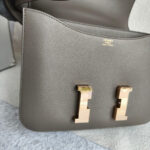 Hermes Constance 24cm Etoupe Epsom Leather with Gold Plated Hardware #RERC-2 - Image 21
