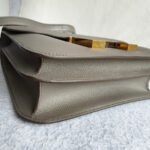 Hermes Constance 24cm Etoupe Epsom Leather with Gold Plated Hardware #RERC-2 - Image 12