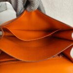 Hermes Constance 24cm III Apricot Evercolor Leather with Palladium Hardware Bag #RLCL-1 - Image 29