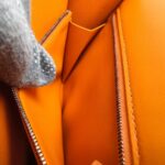 Hermes Constance 24cm III Apricot Evercolor Leather with Palladium Hardware Bag #RLCL-1 - Image 21
