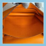 Hermes Constance 24cm III Apricot Evercolor Leather with Palladium Hardware Bag #RLCL-1 - Image 24