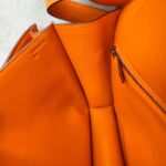 Hermes Constance 24cm III Apricot Evercolor Leather with Palladium Hardware Bag #RLCL-1 - Image 27