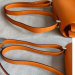 Hermes Constance 24cm III Apricot Evercolor Leather with Palladium Hardware Bag #RLCL-1 - Image 15