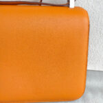 Hermes Constance 24cm III Apricot Evercolor Leather with Palladium Hardware Bag #RLCL-1 - Image 6