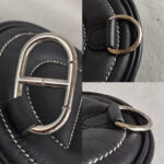 Hermes In-The -Loop Verso Belt Bag/Clutch Black Swift Leather with Palladium Plated Hardware #RLCL-2 - Image 9