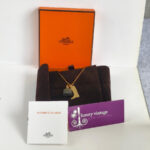 Hermes Pendant Amulette Maroquin PM Necklace #RLUE-14 - Image 2