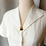 Hermes Pendant Amulette Maroquin PM Necklace #RLUE-14 - Image 8