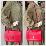 LV Lockme II Red Leather with Silver Hardware #RLCY-1 - Image 41