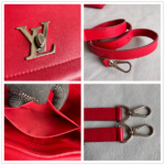 LV Lockme II Red Leather with Silver Hardware #RLCY-1 - Image 25